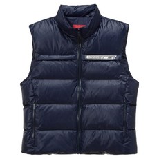 Gospheres 男款 LOGO 貼片羽絨背心 PM2WPV03