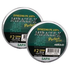 SAPA Perfect Braid Dyneema 編織線, 灰色