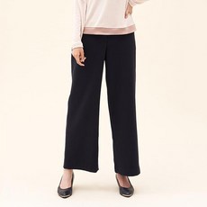 올리비아하슬러 여성용 베이직 와이드핏 보온 팬츠 OHCWPT403