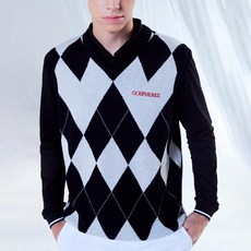 Gospheres 男士 ARGYLE 針織背心 PM2WVS40