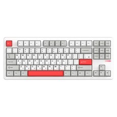 긱스타 가스켓 유무선 텐키리스 키보드 몽돌, WHITE, GKG87, 제조사축