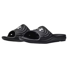 UNDER ARMOUR 安德瑪 男款 Locker IV 拖鞋 3023758-001, 黑色, 25cm