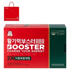 정관장 정품 활기력 부스터 20ml x 14병 + 400mg 14정 + 쇼핑백, 14회분, 1세트
