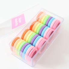 알록달록 아동용 머리끈 세트