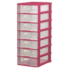 SHUTER 樹德 魔法收納力A4玲瓏盒 PC-2107W, 粉紅色