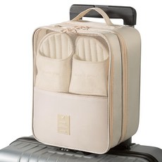 Malltoday 旅行口袋鞋子收納袋, 1個, 01 白色