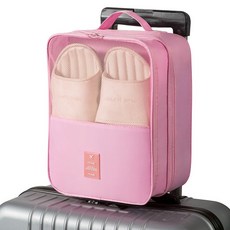몰투데이 트래블포켓 여행용 신발 파우치 주머니, 02 핑크, 1개