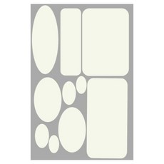 비아워게스트 의류 수선 보수 패치 테이프 B타입, 아이보리, 1개