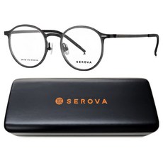 SEROVA 施洛華 輕薄鈦系列 圓框光學眼鏡 附眼鏡盒 SP1186-C16