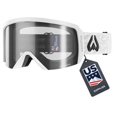 와일드혼 크리스토 스키 스노우보드 고글, 아틱화이트 클리어V2, 1개