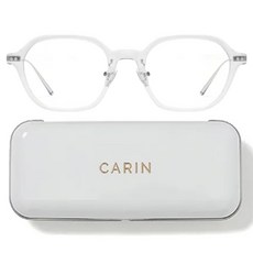 CARIN 方形膠框光學眼鏡 附眼鏡盒 ROY S C4