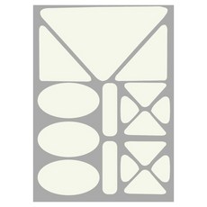 비아워게스트 의류 수선 보수 패치 테이프 A타입, 아이보리, 1개