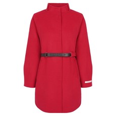 크로커다일 레이디 여성용 하프넥 스트랩 핸드메이트 보온 코트 CLBWCT104