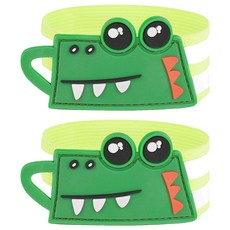 KODACHIEF 안전 밴딩 임팩트 스포츠 반사 스트랩, 그린, 2개