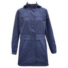 Crocodile Lady 女用中長版可拆式連帽彈性拉鍊外套 CLAFJP211