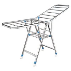 Saso Lab 單人租屋 滾輪 堅固 曬衣架, 混合色