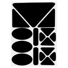 비아워게스트 의류 수선 보수 패치 테이프 A타입, 블랙, 1개