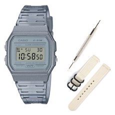 CASIO 卡西歐 數位電子錶 F-91WS-8D NATO錶帶 工具