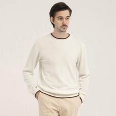 GARMENT GOLF 男款圓領飛行夾克風格長袖針織T恤 GMKPC305