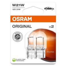 OSRAM 歐司朗 原廠型信號燈 單芯 2入, 1個, T20(W21W)
