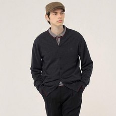 GARMENT GOLF 男士羊毛圓領針織開襟衫 GMKCC311