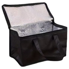 Lumion 野餐可折疊便當袋, 黑色, 1個