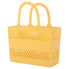 더자카 펀칭 물빠짐 목욕바구니, 옐로