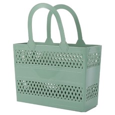 더자카 펀칭 물빠짐 목욕바구니, 그린