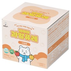 배마마 국내산 과일 퓨레, 1개, 200g, 사과&배