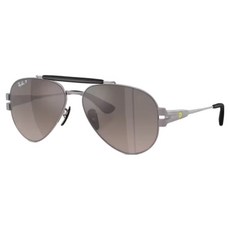 Ray-Ban 雷朋 金屬框太陽眼鏡 法拉利聯名 偏光鏡片 RB3762M-F1245J