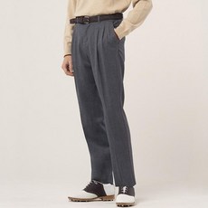 GARMENT GOLF 男士羊毛雙褶側邊針點長褲 GMPTC304
