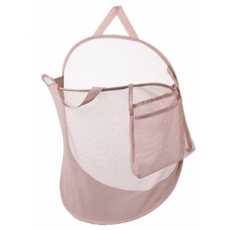 FaSoLa 可折疊收納/多用途壁掛髒衣籃, 粉色