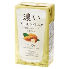 筑波乳業 杏仁飲 香濃烘烤風味 無糖, 1個, 1L