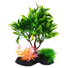 아쿠아테라 어항장식 인조수초 T604, 1개