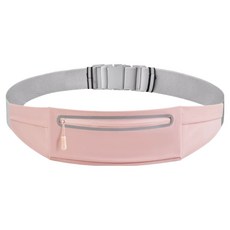 달콤무드 고급 초경량 방수 러닝벨트, 핑크, 1개