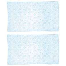 vivibaby 粉樣紗布澡巾 2件組