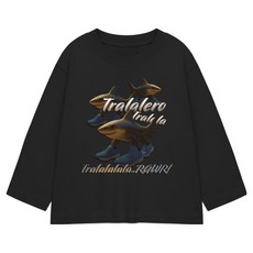 Golden Rabbit Italian Brainrot 親子長袖T恤 Tralala