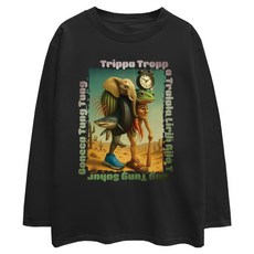 Golden Rabbit Italian Brainrot 親子長袖T恤 Tripa Crocodina