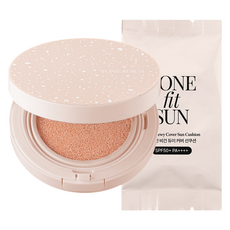 Tonefitsun Vegan Dewy Cover防曬氣墊 正裝+替換芯組 SPF50+ PA++++, 1套