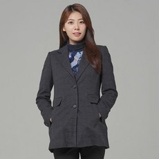 크로커다일 레이디 여성용 캐주얼 테일러드 여성 체크자켓 CLCWJK105