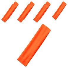 GLOWUS 運動髮帶, 橘色, 8個