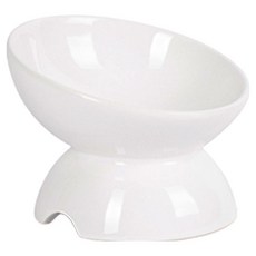 REDPUPPY 寵物Koi寵物餐具, 1個, 牛奶象牙白