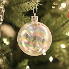 EPLYN 聖誕樹球裝飾 極光, 9個, 透明