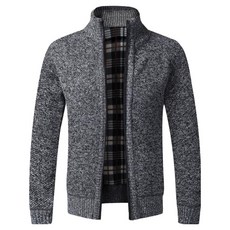 JTL 男款層次穿搭刷毛拉鍊開襟衫