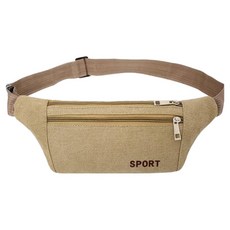 디페이브 戶外休閒旅行腰包臀包, 米色A, 1個