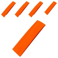 GLOWUS 運動髮帶, 螢光橘色, 8個