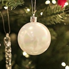 EPLYN 聖誕樹球裝飾掛飾, 9個, 珍珠