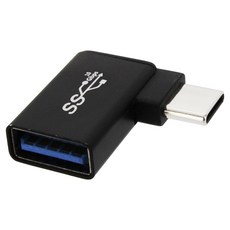 에이치디탑 USB C타입 측면꺽임 OTG 젠더, 1개