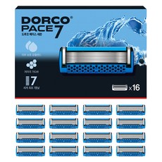 Dorco Pace 多樂可 7層刮鬍刀片超值組 6號, 1套, 16入