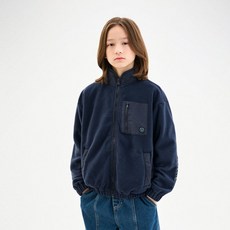 Jelistudio 佩斯利花紋點綴刷毛外套